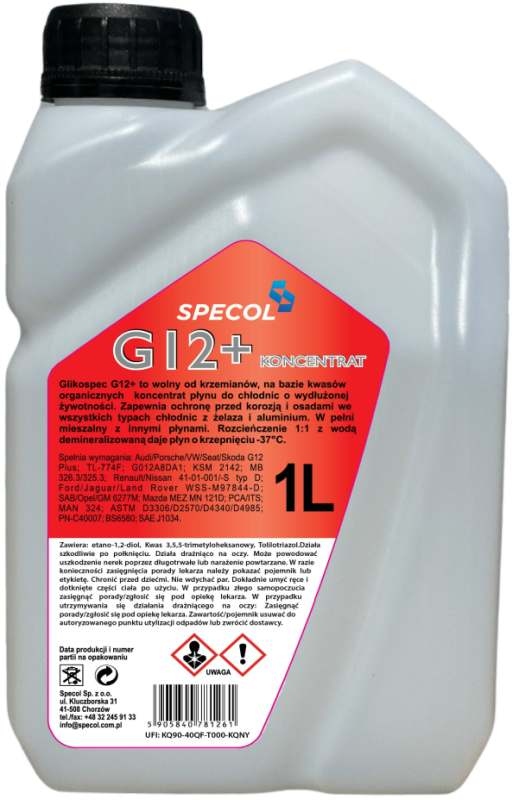 Specol 100024 - Płyn chłodniczy G12 / G12+